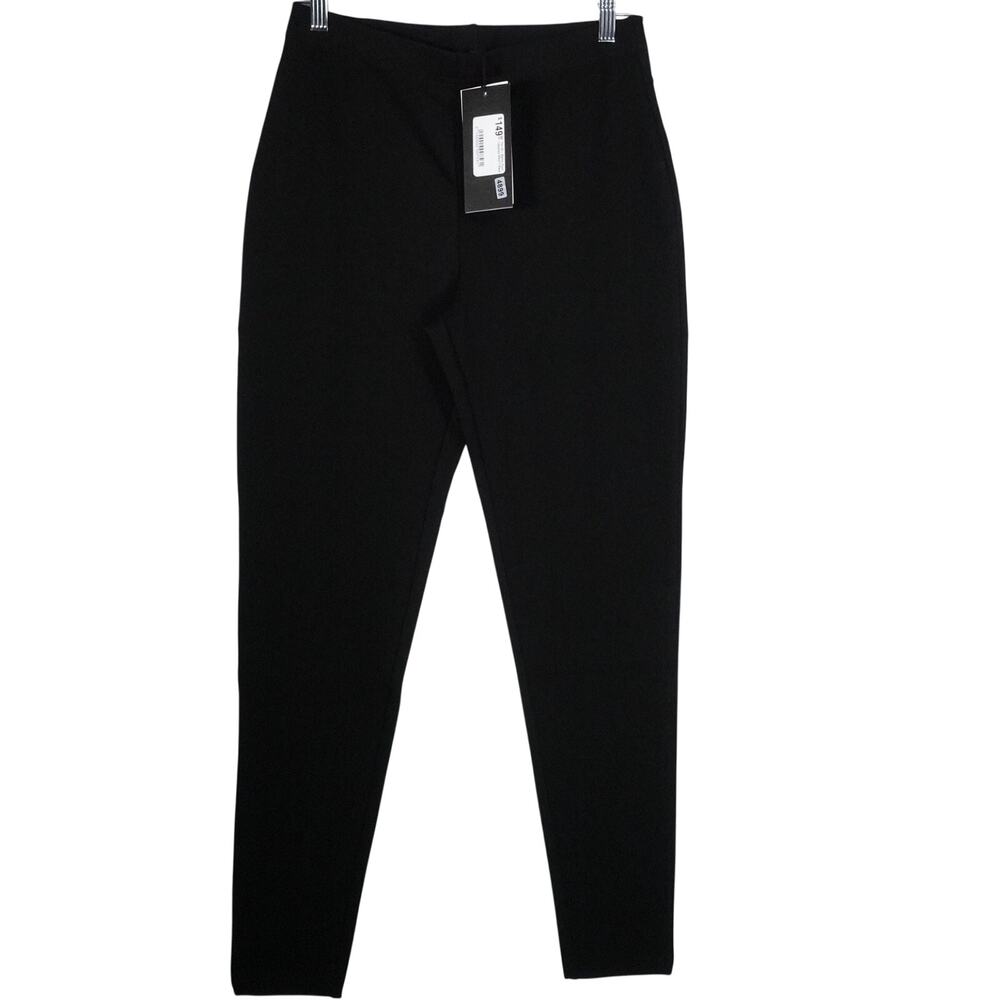 New Ruti Women's Size 2 All Mighty Ponti Leggings Black Pull On Pants Comfy $149